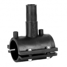 Седелочный отвод с ЗН с ответной частью ПЭ 100 ГАЗ SDR 11 160-63